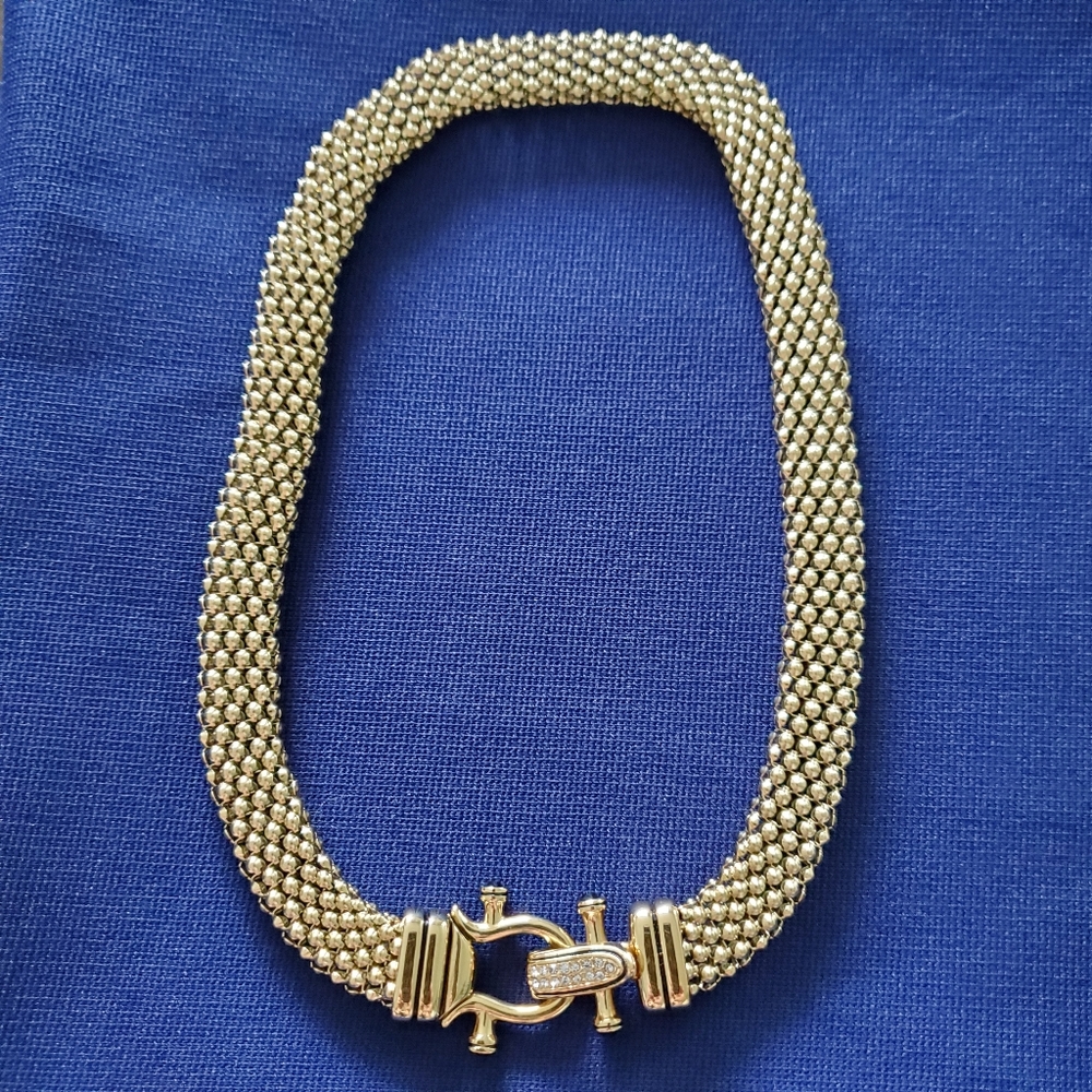 Beautiful DSMK Stainless Steel Mesh Necklace